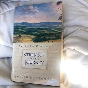 Used devotional book, highlights and underline on a couple pages